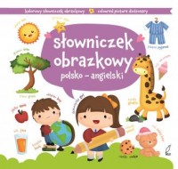 Słowniczek obrazkowy polsko-angielski - okładka książki