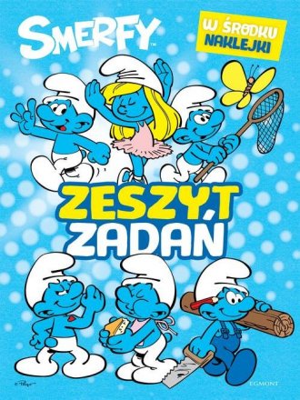 powiększ Smerfy. Zeszyt zadań - okładka książki