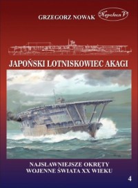 Japoński lotniskowiec Akagi - okładka książki