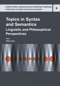 Topics in Syntax and Semantics. - okładka książki
