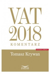 VAT 2018. Komentarz - okładka książki