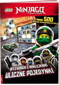 LEGO Ninjago. Wyzwania z naklejkami - okładka książki