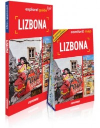 Lizbona light Przewodnik + mapa - okładka książki