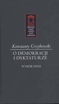 O demokracji i dyktaturze. Seria: - okładka książki