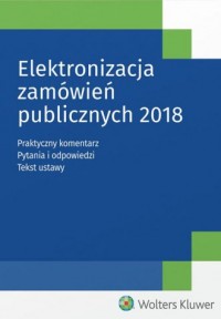 Elektronizacja zamówień publicznych - okładka książki