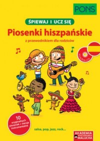 Śpiewaj i ucz się Piosenki hiszpańskie - okładka podręcznika