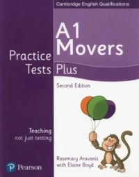 A1 Movers Practice Tests Plus - okładka podręcznika