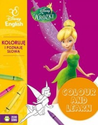 Colour and learn! - Wróżki. Koloruje - okładka książki