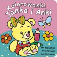 Kolorowanki Janka i Anki. W świecie - okładka książki