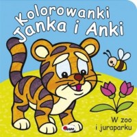 Kolorowanki Janka i Anki. W zoo - okładka książki