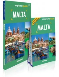 Malta light: Przewodnik + mapa - okładka książki