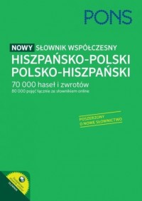 Słownik współczesny hiszpańsko-polski - okładka książki