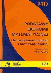 Podstawy ekonomii matematycznej. - okładka książki