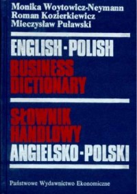 Słownik handlowy angielsko-polski - okładka książki