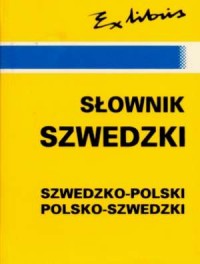Słownik szwedzki szwedzko-polski, - okładka książki