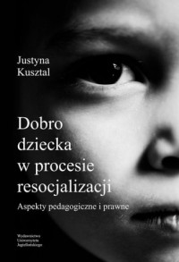 Dobro dziecka w procesie resocjalizacji - okładka książki