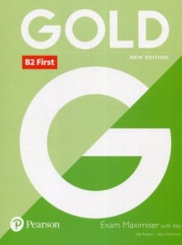Gold B2 First  Exam Maximiser with - okładka podręcznika