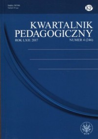 Kwartalnik Pedagogiczny 2017/4 - okładka książki