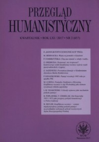 Przegląd Humanistyczny 2/2017 - okładka książki