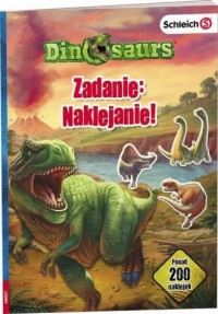 SCHLEICH Dinosaurs Zadanie Naklejanie. - okładka książki