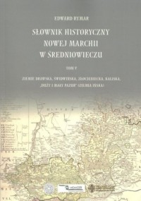 Słownik historyczny Nowej Marchii - okładka książki