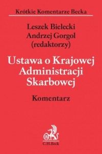 Ustawa o Krajowej Administracji - okładka książki