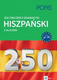 250 ćwiczeń Gramatyka Hiszpański - okładka podręcznika