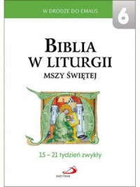 Biblia w liturgii mszy świętej - okładka książki