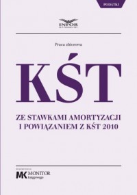 KŚT ze stawkami amortyzacji i powiązaniem - okładka książki