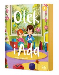 Olek i Ada wśród przyjaciół Trzylatek - okładka książki