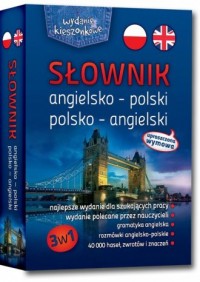 Słownik angielsko-polski polsko-angielski - okładka książki