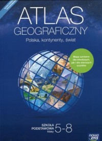 Atlas geograficzny 5-8. Szkoła - okładka podręcznika
