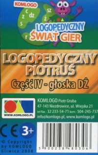 Karty Logopedyczny Piotruś cz. - zdjęcie zabawki, gry