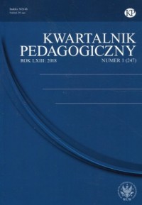 Kwartalnik Pedagogiczny 2018/1 - okładka książki