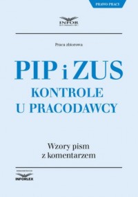 PIP i ZUS Kontrole u pracodawcy - okładka książki