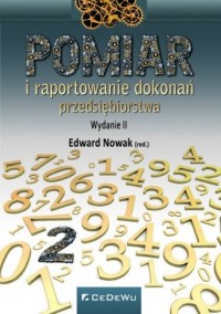 Pomiar i raportowanie dokonań przedsiębiorstwa - okładka książki