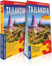 Tajlandia 3w1: przewodnik + atlas - okładka książki