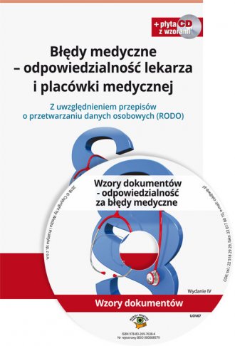 powiększ Błędy medyczne - odpowiedzialność - okładka książki