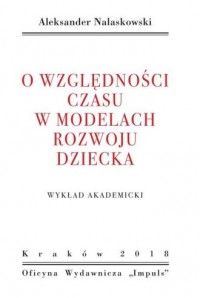 O względności czasu w modelach - okładka książki