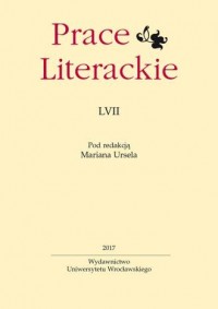 Prace Literackie LVII - okładka książki
