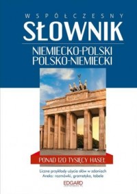 Współczesny słownik niemiecko-polski - okładka książki