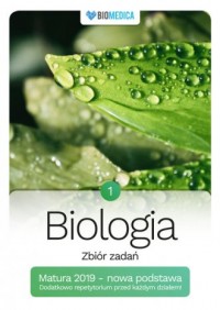 Biologia zbiór zadań. Matura 2019 - okładka podręcznika