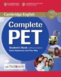 Complete PET Students Book without - okładka podręcznika