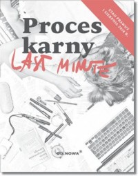 Last Minute. Proces Karny - okładka książki