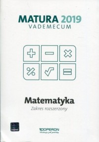 Matematyka Matura 2019. Vademecum. - okładka podręcznika