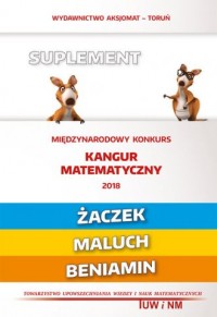 Matematyka z wesołym kangurem Suplement - okładka podręcznika