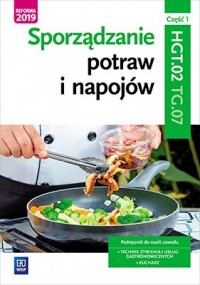 Sporządzanie potraw i napojów. - okładka podręcznika