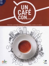Un cafe con B1-B2 - okładka podręcznika