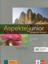 Aspekte junior B2 Ubungsbuch mit - okładka podręcznika