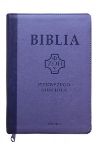 Biblia Pierwszego Kościoła fioletowa - okładka książki